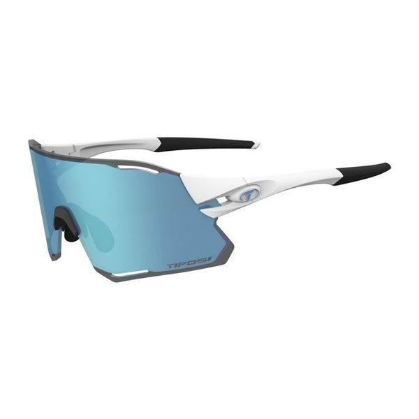 Rail Race Matte White (Clarion Blue/Clear)