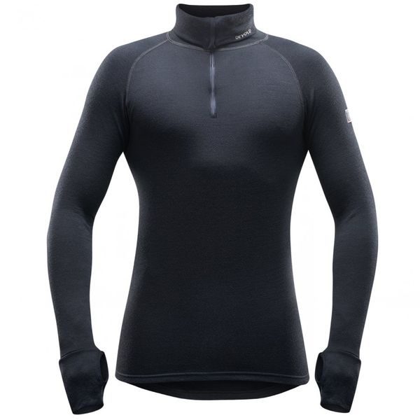 Expedition Man Zip Neck, black