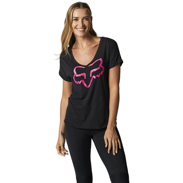 Boundary Ss Top Black/Pink