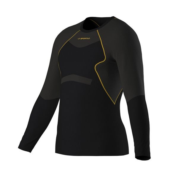 Wool40 Aero Longsleeve M Black/Yellow