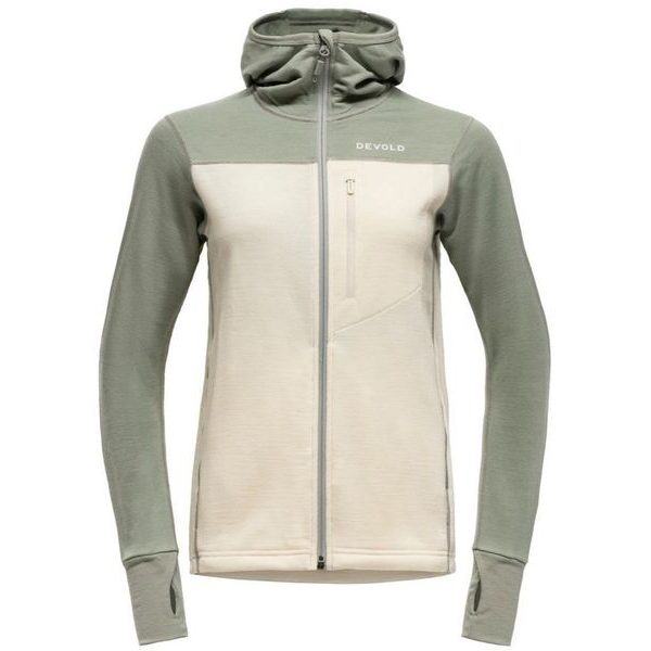 Explorer Merino Hooded Jkt Wmn Fog