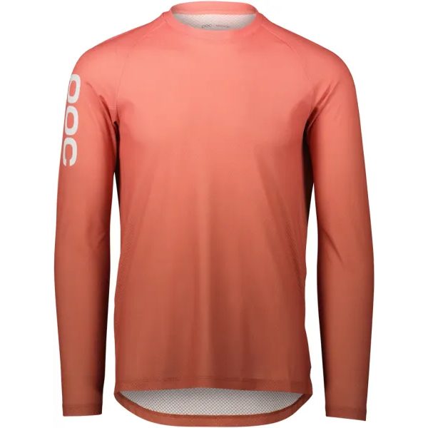 M's Essential MTB Lite LS Jersey, Gradient Ammolite Coral
