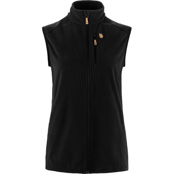 Övik Lite Fleece Vest W Black