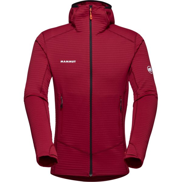 Taiss Light ML Hooded Jacket Men bloodredblack