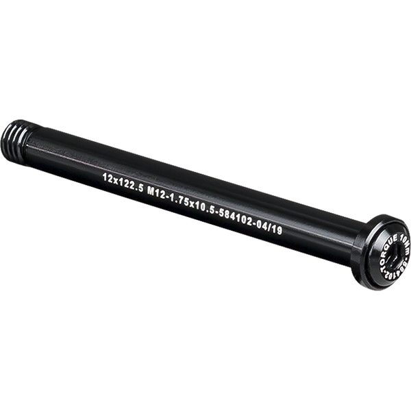Skewer Bontrager Thru Axle 12 x 122mm Black Front