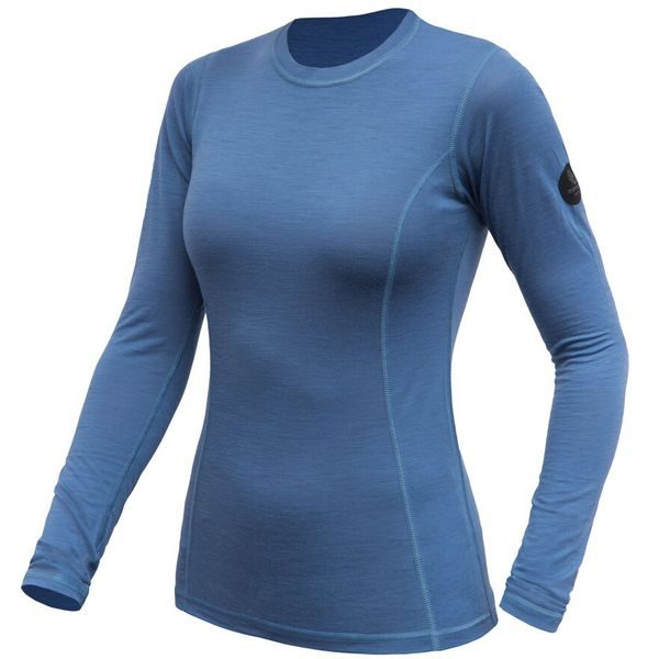 MERINO AIR dámské triko dl.rukáv riviera blue