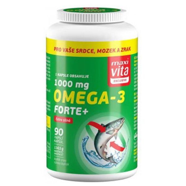 Maxi Vita Exclusive Omega 3 forte, 90 kapslí