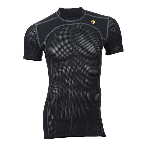 WoolNet T-shirt, Man Jet Black