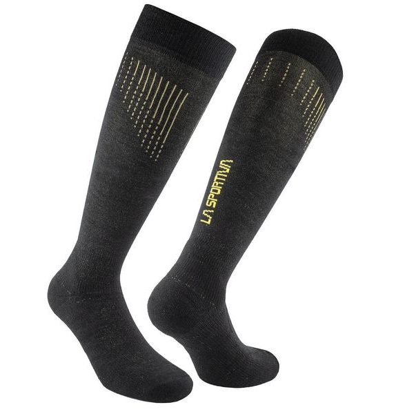 Wool Thermo Socks Black/Yellow