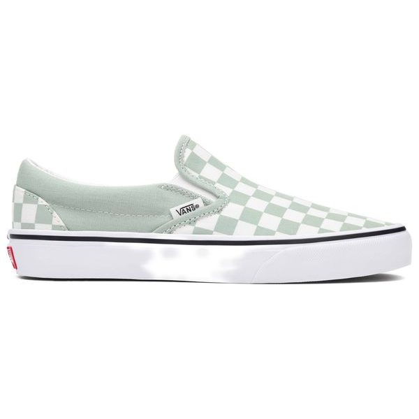Classic Slip-On COLOR THEORY CHECKERBOARD Gray Olive