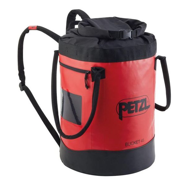 BUCKET vak na lano 45 L červený