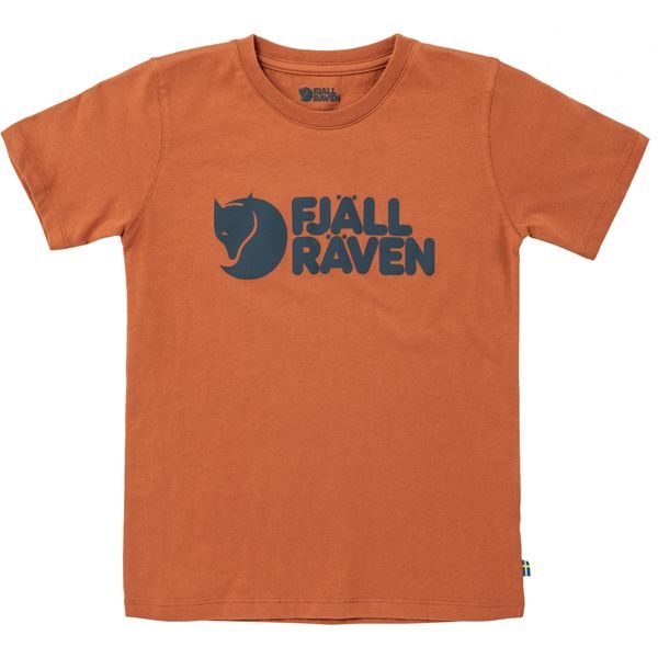 Kids Fjällräven Logo T-shirt Terracotta Brown