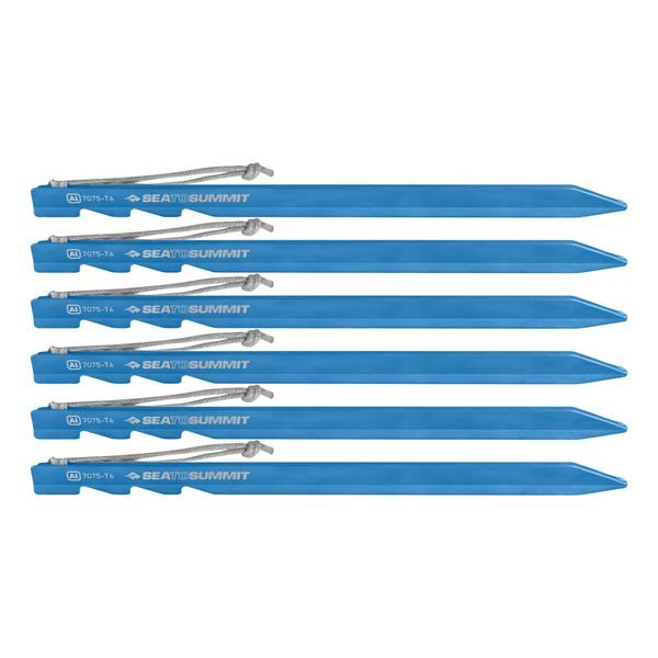Ground Control Light Tent Pegs (6 Pack), Blue