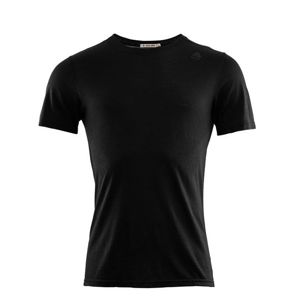 LightWool Undershirt Tee, M Jet Black