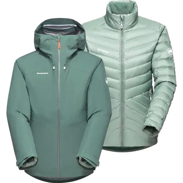 Convey 3 in 1 HS hooded Jacket Women dark jade-jade