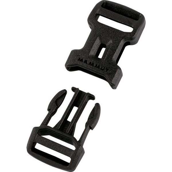 Dual Adjust Side Squeeze Buckle 25mm black
