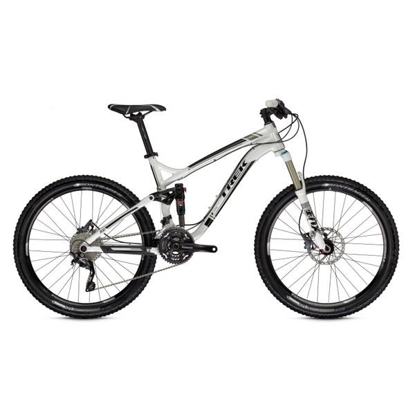 FUEL EX 7 WHITE/BL - celoodpružené horské kolo