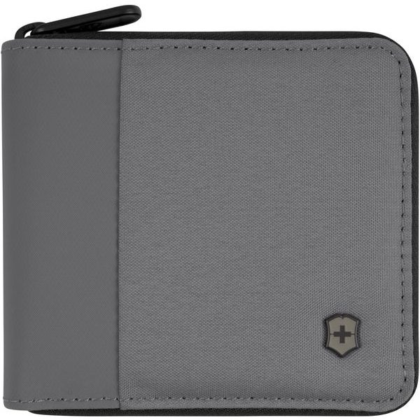 Travel Essentials Zip-Around Wallet ledově šedá
