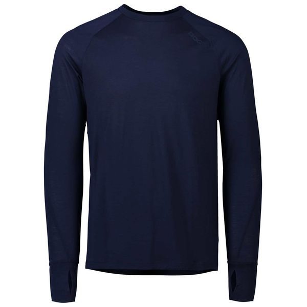 M's Light Merino Jersey Turmaline Navy