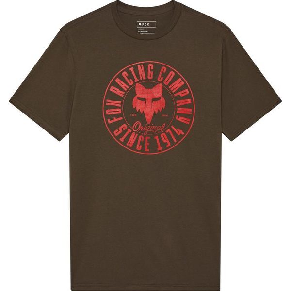 Emblem Ss Prem Tee Military