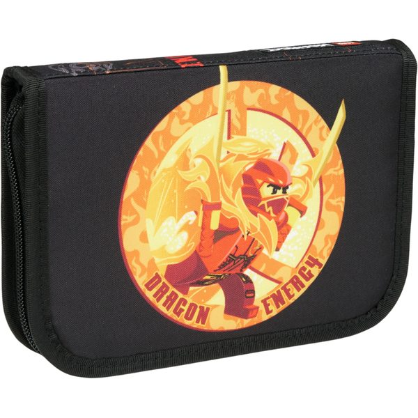 Ninjago Dragon Energy - penál s náplní černá/oranžová