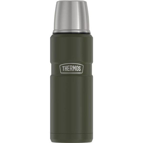 Termoska na nápoje 470 ml - vojenská zelená