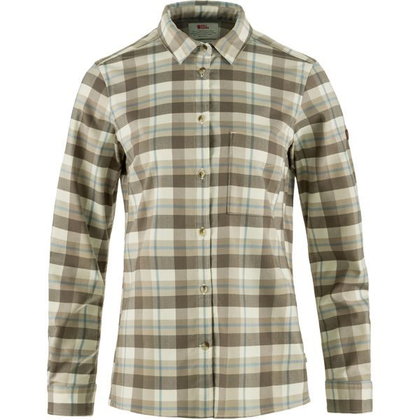 Singi Fjäll Shirt W Chalk White-Fossil