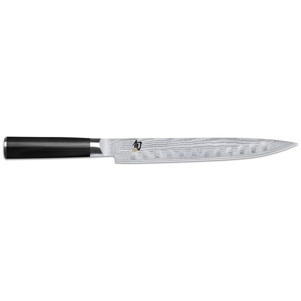 SHUN CLASSIC Nůž na plátkování s dutými výbrusy 23 cm