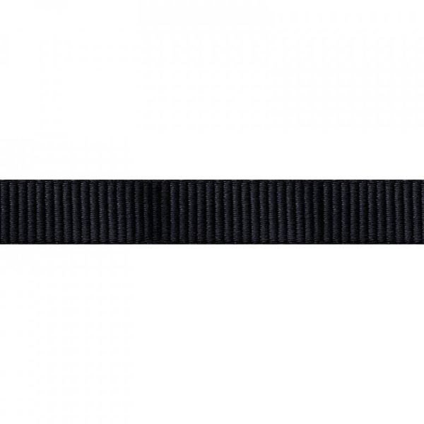 Šitá smyce plochá; 18 mm; black; 50 cm