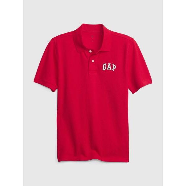559938-00 Dětské polo tričko s logem Červená