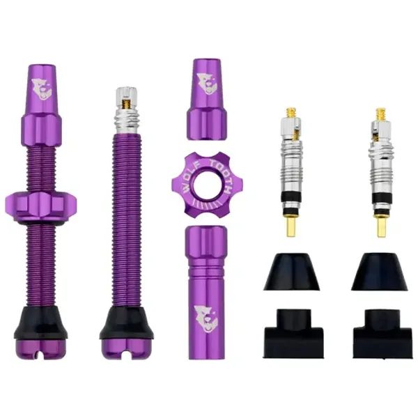 Tubeless Valve Stem Kit 44mm fialová