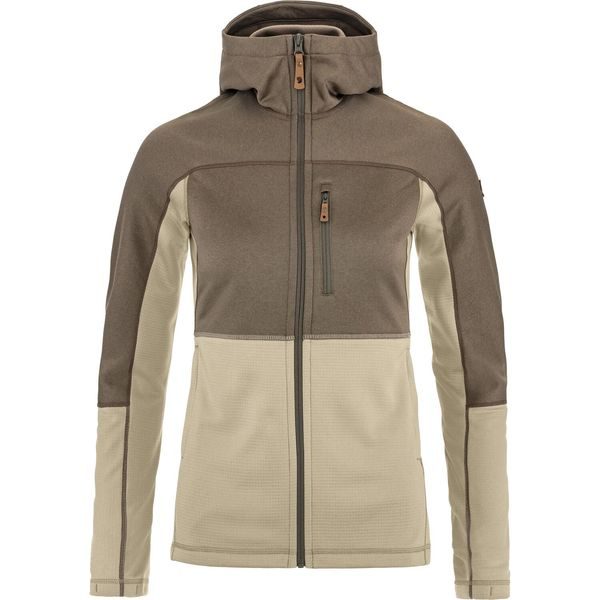 Abisko Trail Fleece W Fossil-Suede Brown