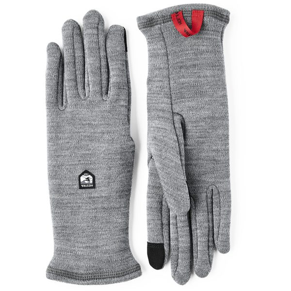 Gravita Merino Liner - 5 finger Grey
