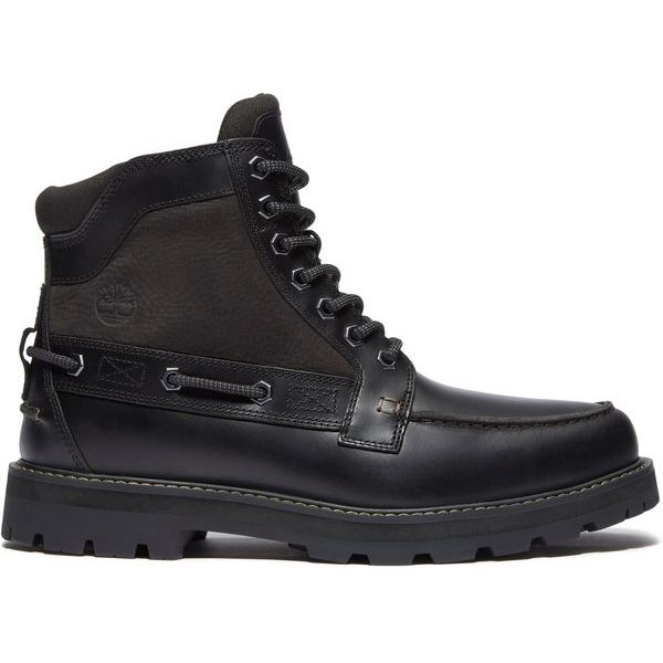 Britton Road Boat Black Full Grain