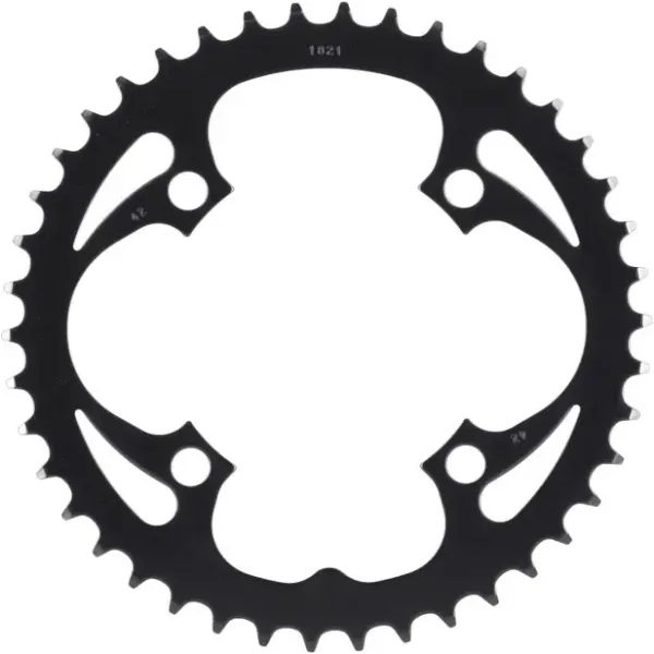 CRING MTB 42T SS V1 104 STEEL BLACK