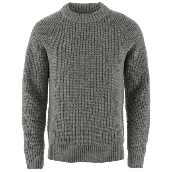 Övik Waffle Knit M Grey-Melange