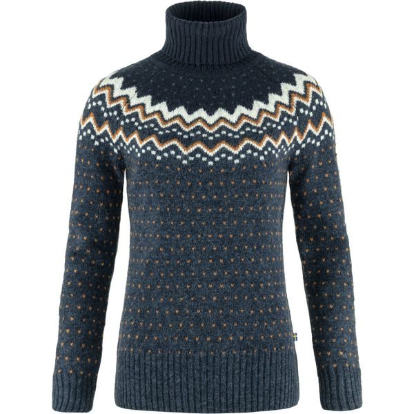 Övik Knit Roller Neck W Navy-Dark Navy