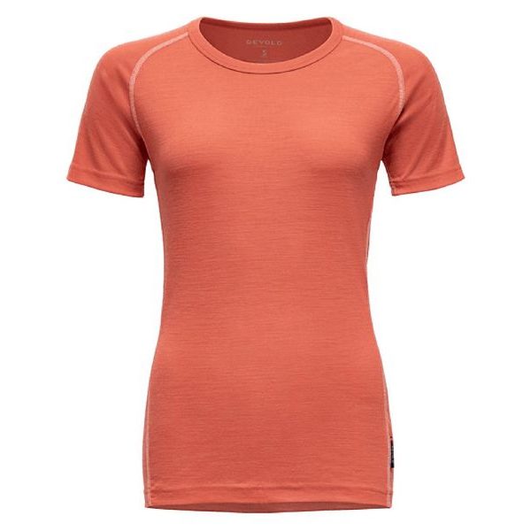 Lauparen Merino 190 Base Tee Wmn, Coral