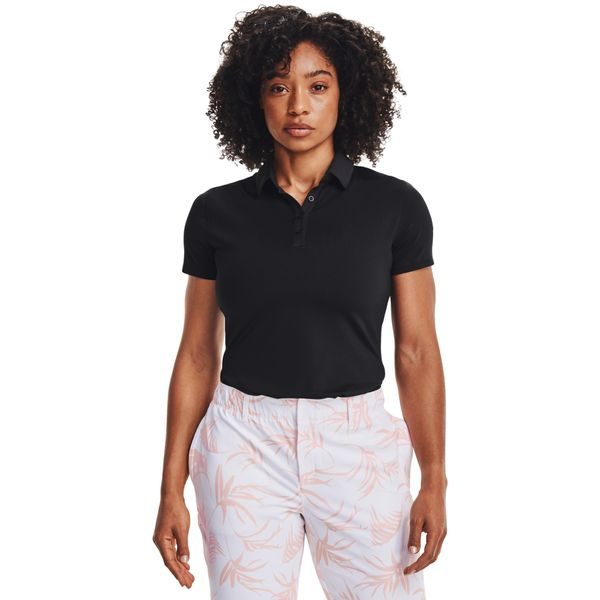 UA Zinger Short Sleeve Polo, Black