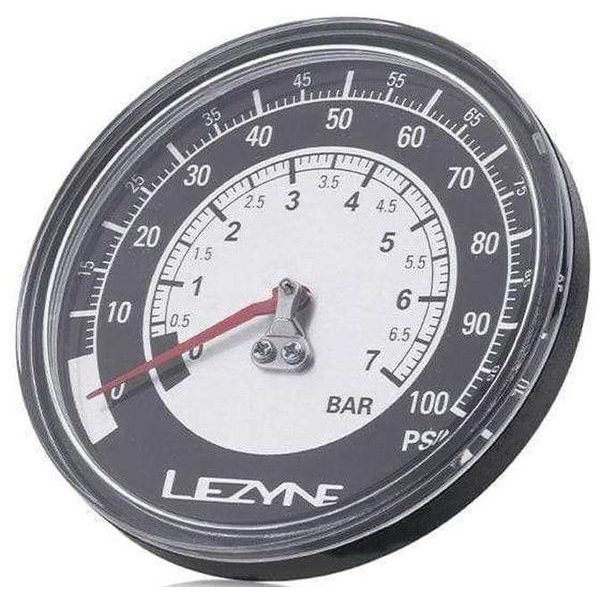 100 PSI GAUGE 3.5" BLACK / SILVER