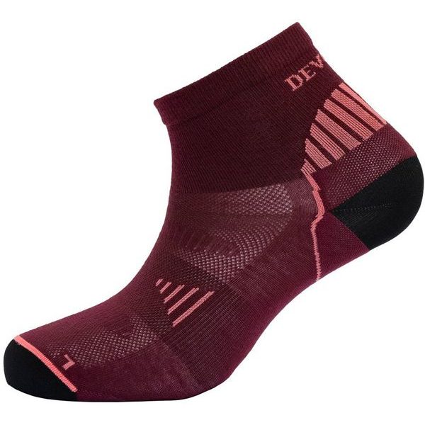 Running Merino Ankle Sock Wmn, Beetroot
