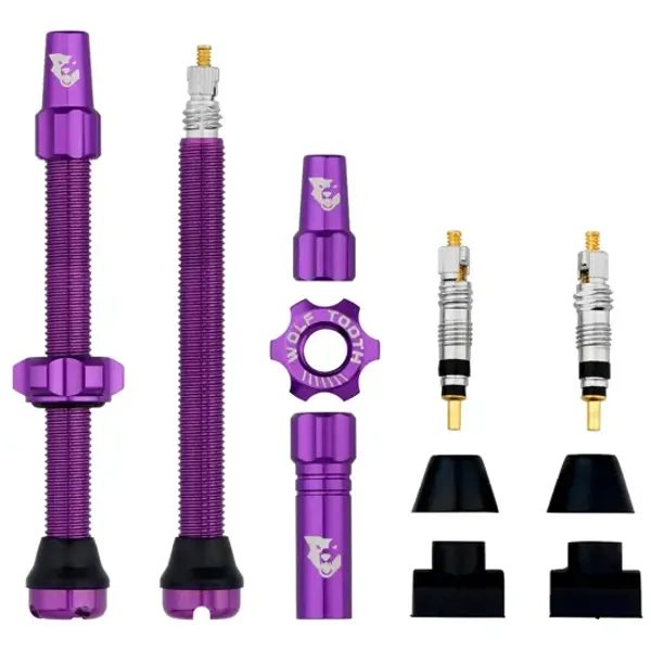 Tubeless Valve Stem Kit 60mm fialová