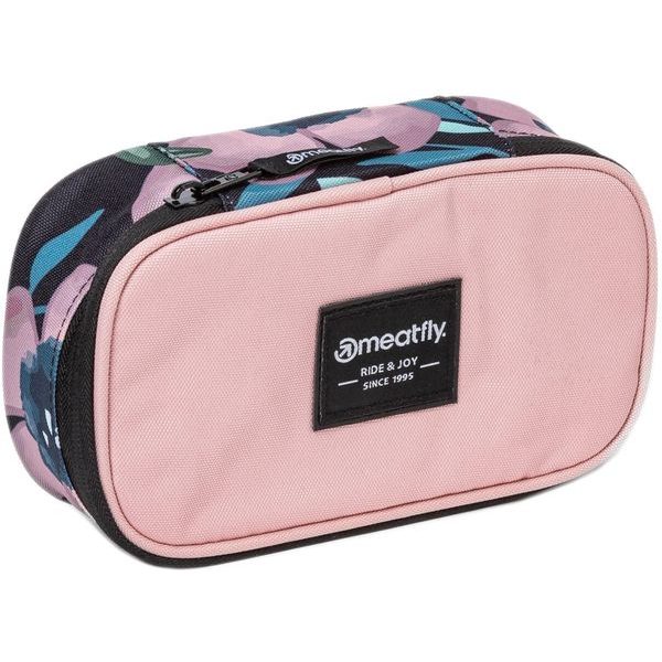 XL Pencil Case, Pink Flowers