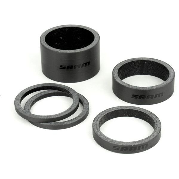 00.4318.035.000 - AM HS SPACER GLOSS BLK LOGO KIT SRAM