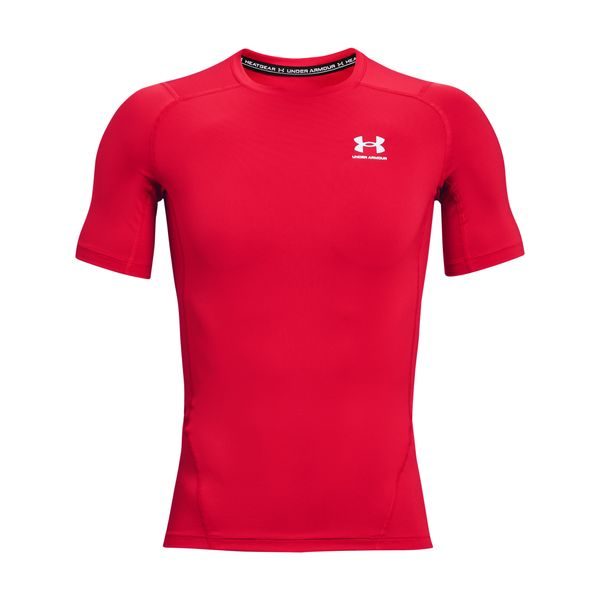 UA HG Armour Comp SS, Red