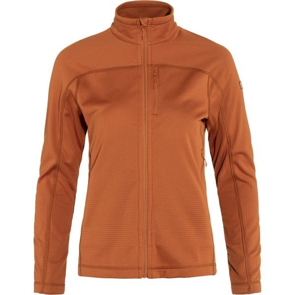 Abisko Lite Fleece Jacket W Terracotta Brown