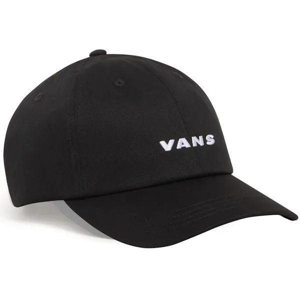 Check Side Curved Bill Jockey Black