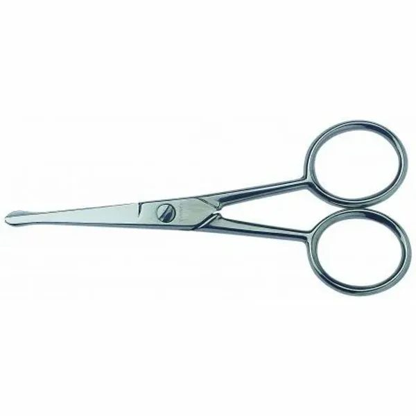 Nose hair scissors, silver