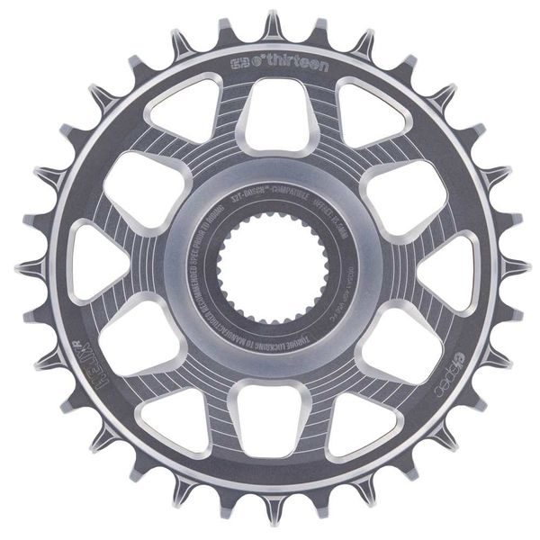 Helix Race e*spec | Chainring | 32T | Bosch SX / Gen4 CX Direct Mount | 15mm Offset | Shimano/SRAM 11/12s Chain Compatible | Silver