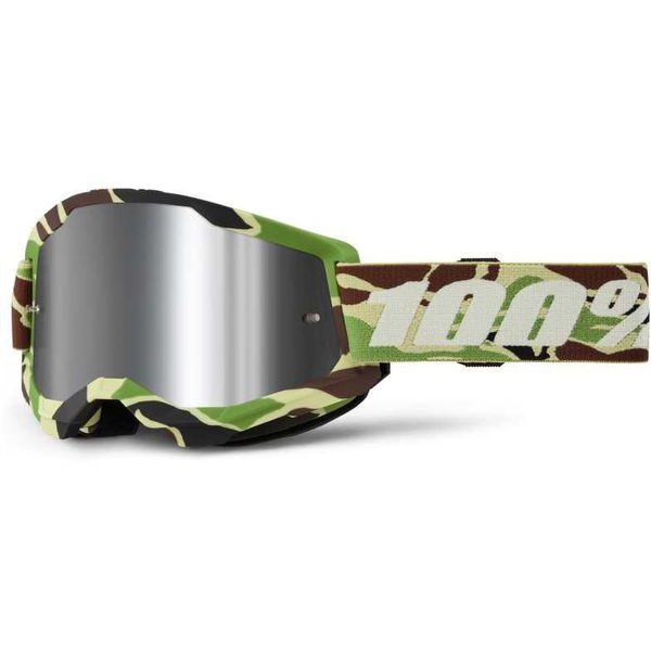 STRATA 2 Goggle War Camo - Mirror Silver Lens